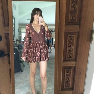 Urban Outfitters Floral Romper